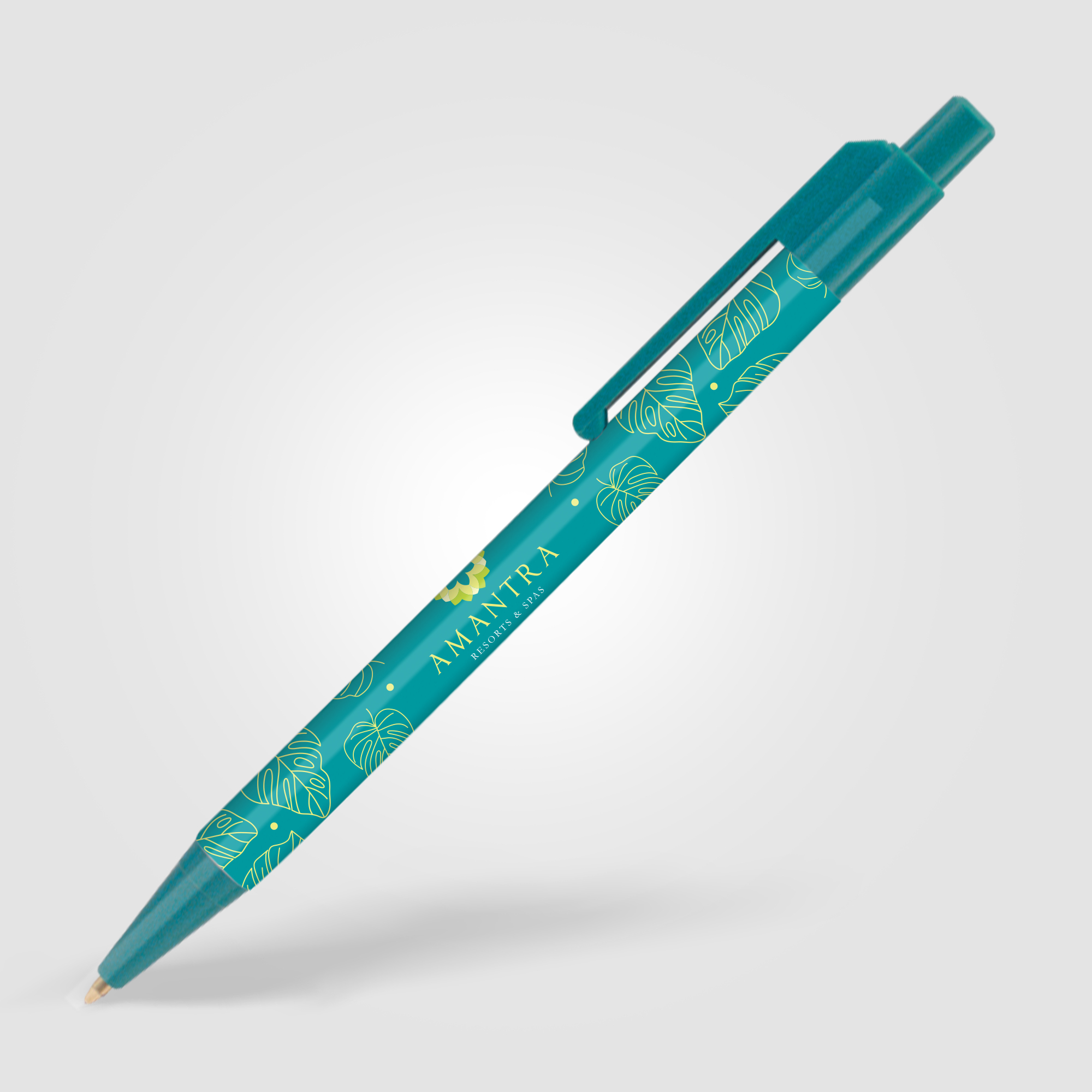 Stylo promotionnel Astaire Classique Bleu canard